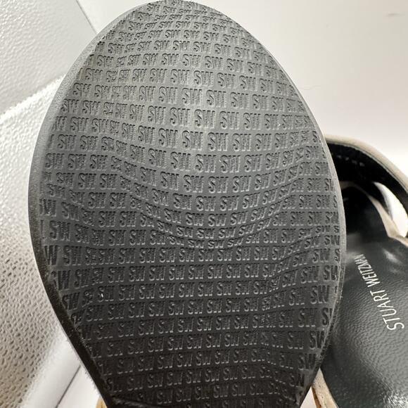 Stuart Weitzman Ultra High Cork Gray Suede Wedges Size 6. Made In Spain Sexy - Picture 14 of 16